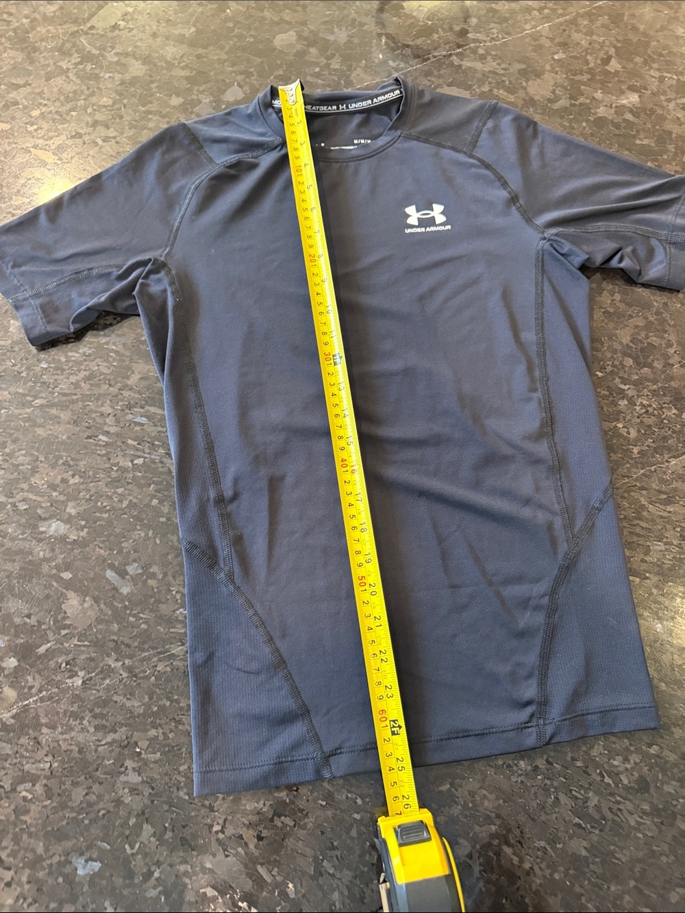 Under Armour black Short Sleeve Compression Tee